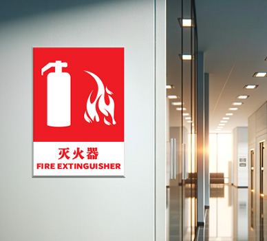 Fire Extinguisher Sign - Davis Materialworks