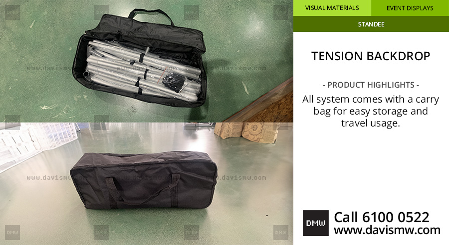 Tension Backdrop - Carry Bag - Davis Materialworks