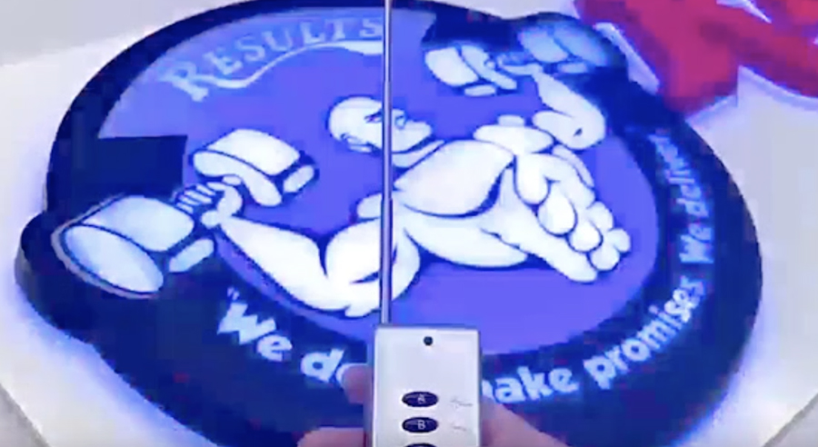 Acrylic - RGB Remote - Front and Backlit - Davis Materialworks