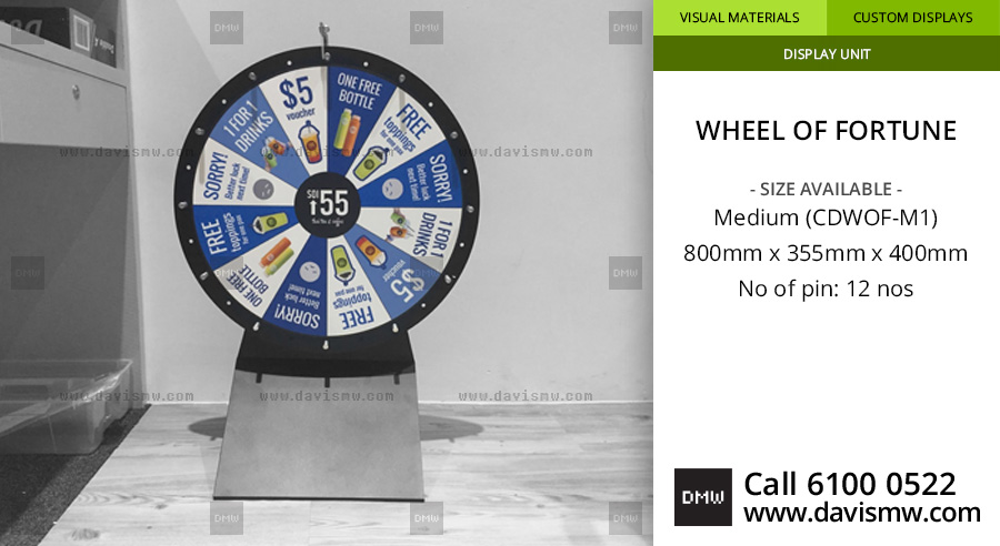 Wheel Of Fortune - Medium - Davis Materialworks