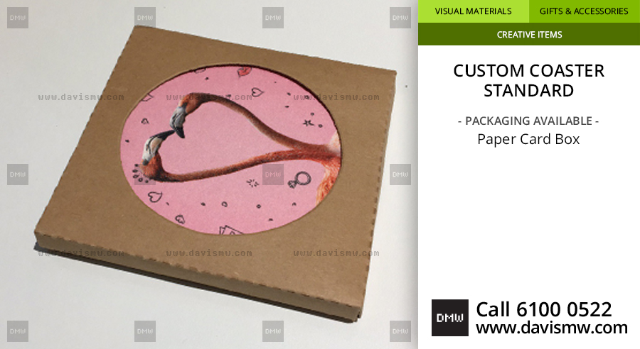 Packaging For Coaster - Paper Card Box - Davis Materialworks