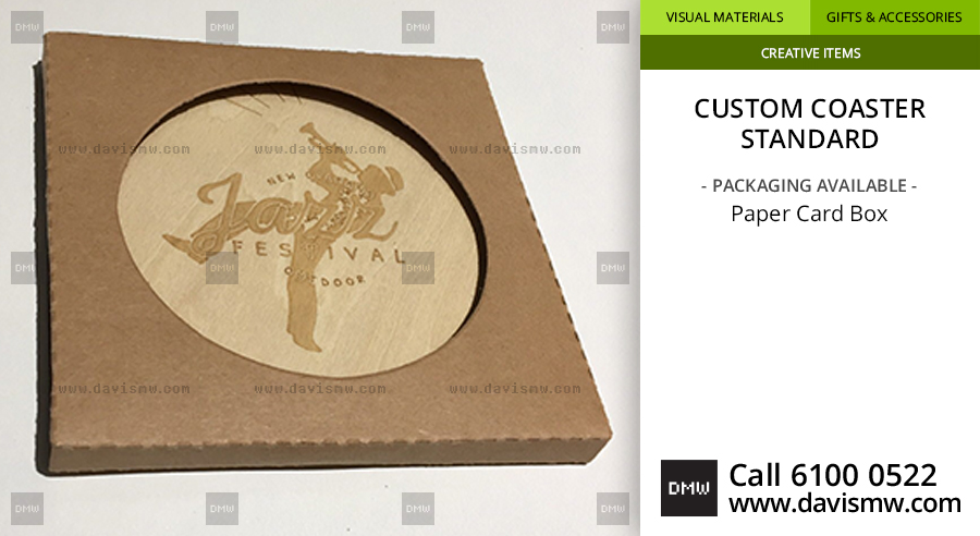 Packaging For Coaster - Paper Card Box - Davis Materialworks