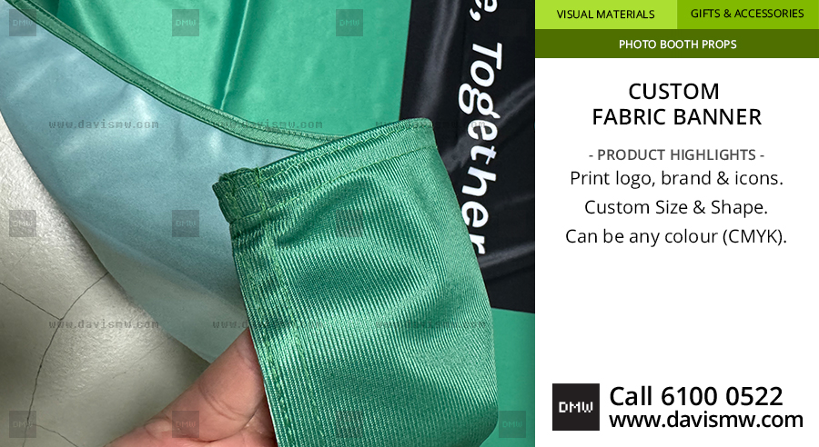 Custom Fabric Banner - Edge Sewing - Davis Materialworks