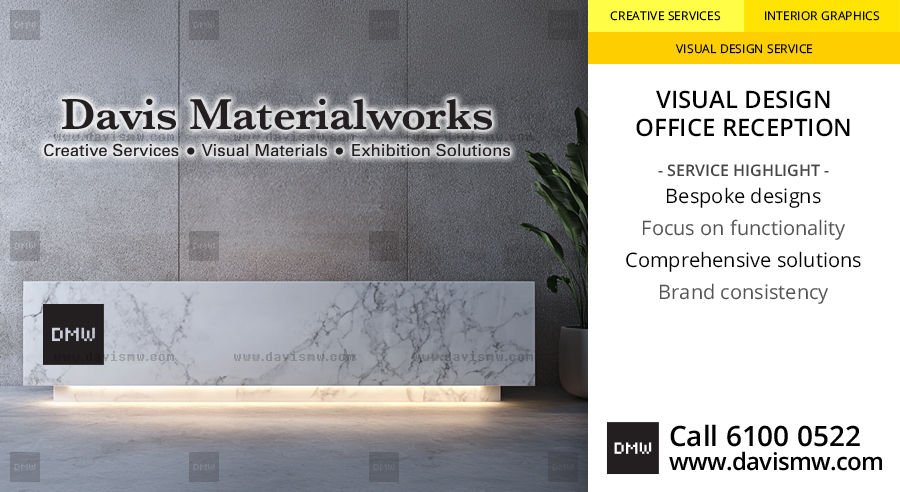 Visual Design - Office Reception - Davis Materialworks