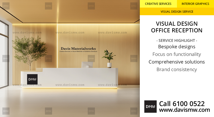 Visual Design - Office Reception - Davis Materialworks