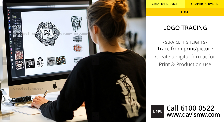 Logo Tracing - Davis Materialworks
