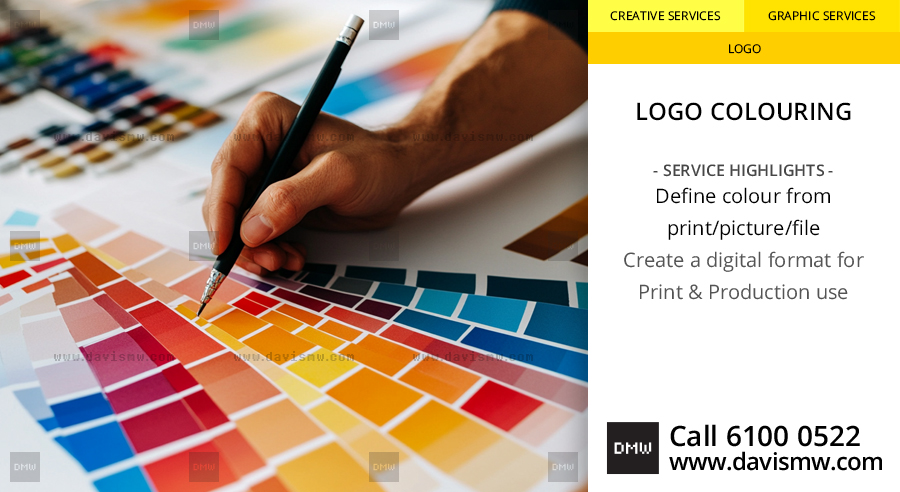 Logo Colouring Services - Davis Materialworks