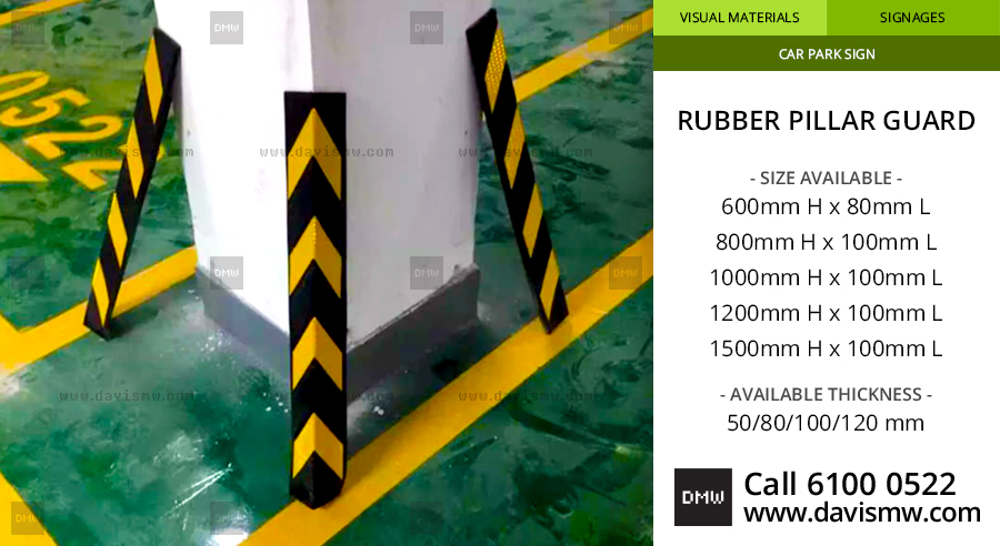 Rubber Pillar Guard - Davis Materialworks