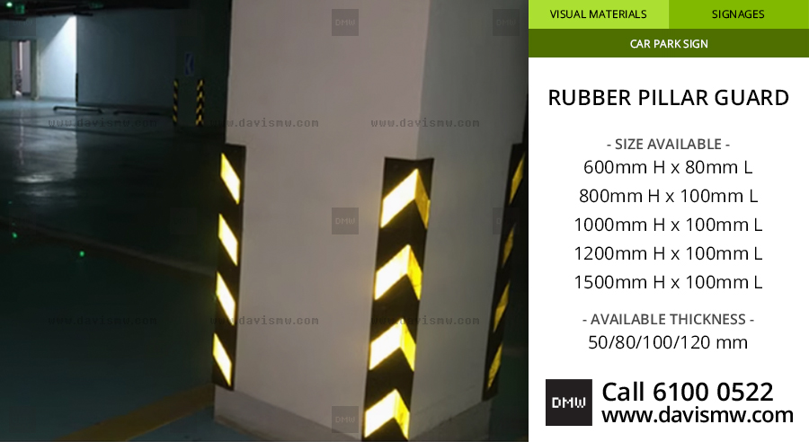 Rubber Pillar Guard - Davis Materialworks