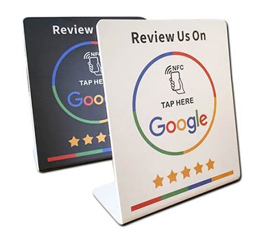 Social Review Plate - Davis Materialworks