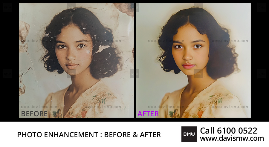 Image Enhancement Services - Before & After - Davis Materialworks