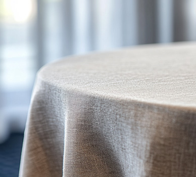 Custom Cotton Linen Blend Tablecloth - Davis Materialworks