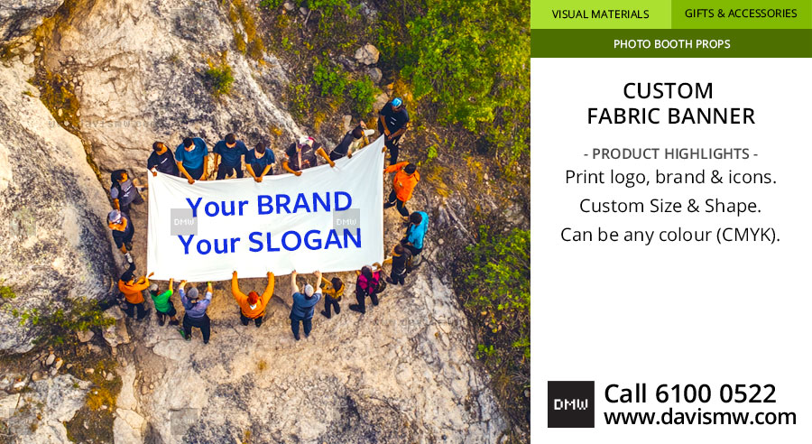 Custom Fabric Banner -  Drone Shot - Davis Materialworks