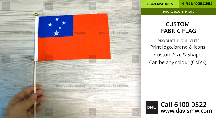 Custom Fabric Flag - Hand Flag - Davis Materialworks