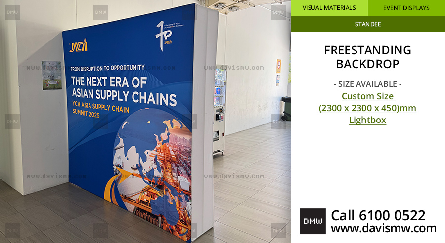 Freestanding Backdrop - w/ LED Lighting - Davis Materialworks