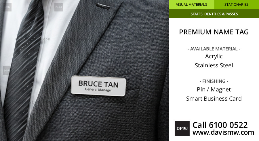 Premium Name Tag - Davis Materialworks