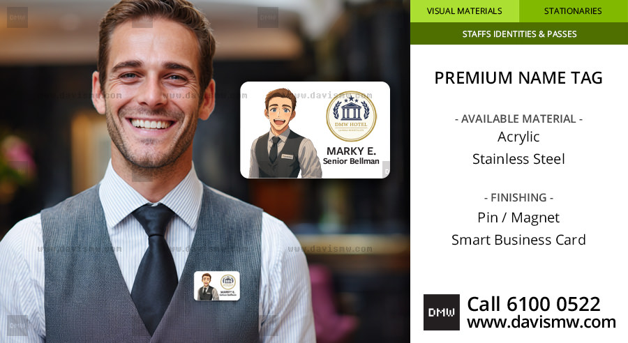 Premium Name Tag - Davis Materialworks