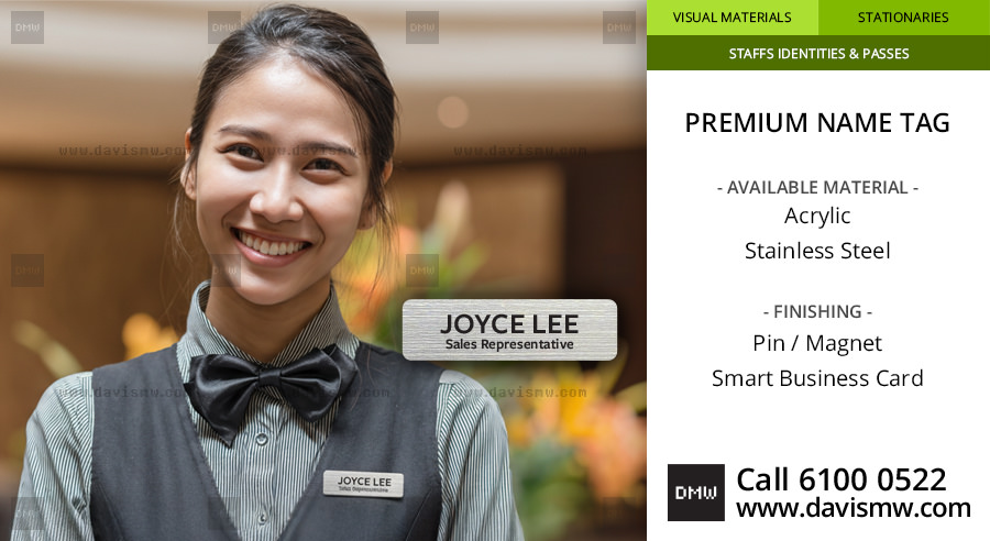 Premium Name Tag - Davis Materialworks