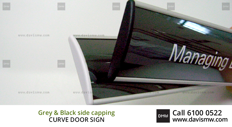 Curve Door Sign - Davis Materialworks