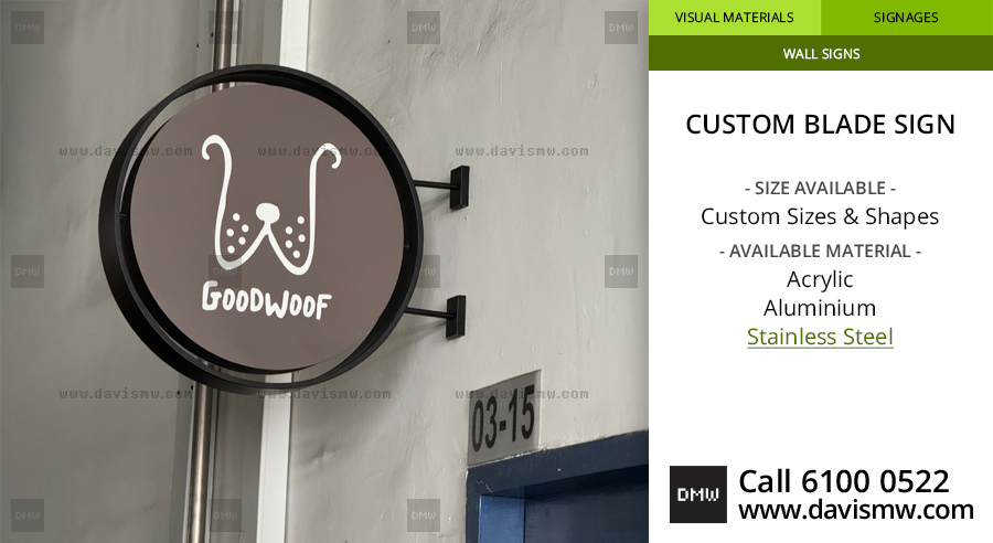 Custom Blade Sign - Davis Materialworks