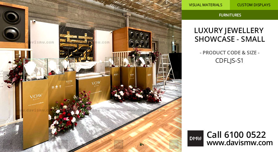 Luxury Jewellery Showcase : Small - CDFLJS-S1 - Davis Materialworks