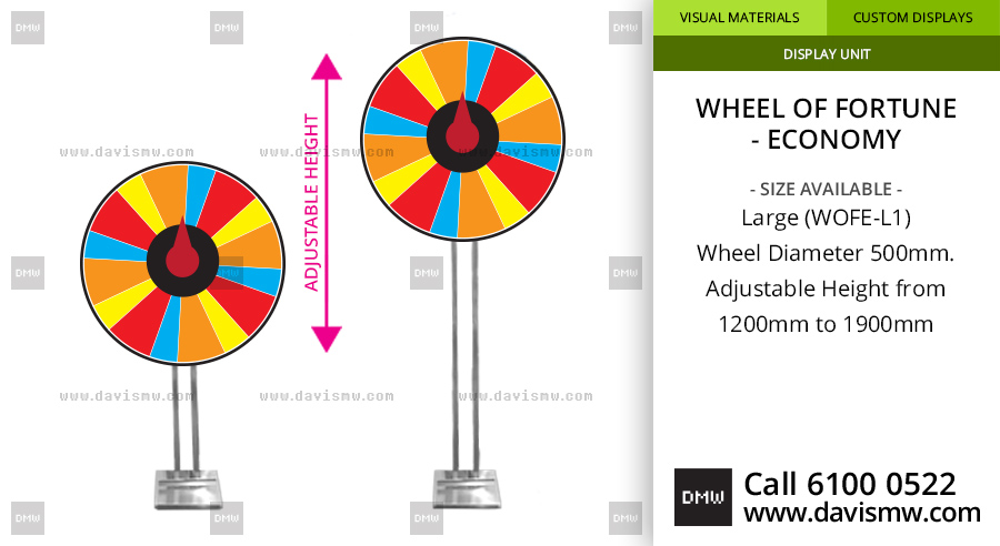 Wheel Of Fortune - Economy - Large L1 - Davis Materialworks