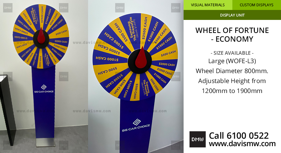 Wheel Of Fortune - Economy - Large L3 - Davis Materialworks