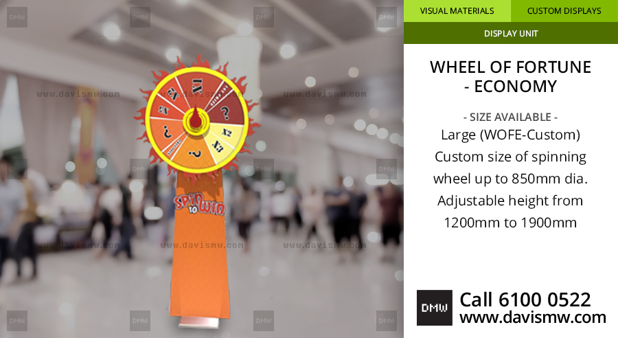 Wheel Of Fortune - Economy - Large Custom - Davis Materialworks