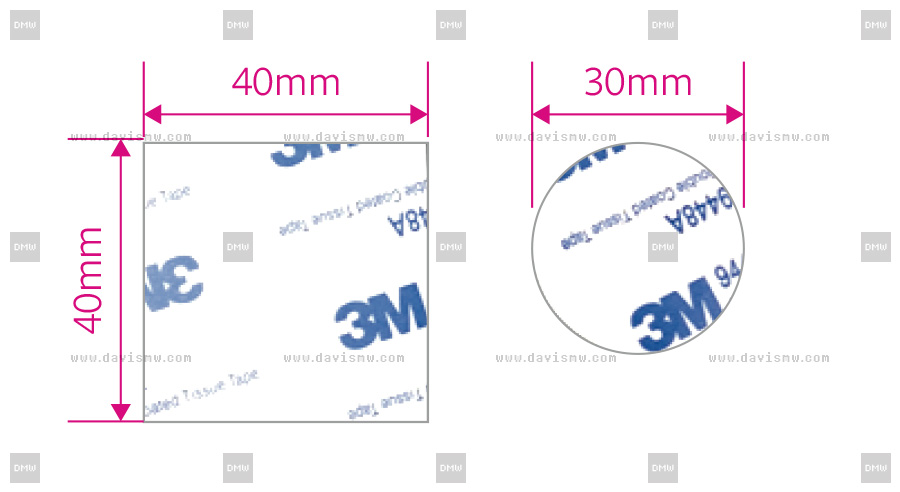 3M™  Foam Tape Consumer Pack - Square and Round - Davis Materialworks