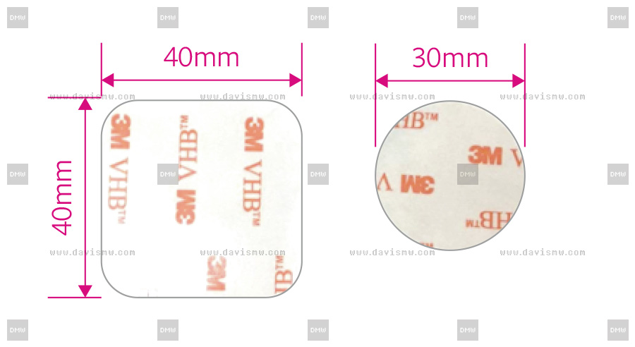 3M™ VHB Acrylic Tape - Square and Round - Davis Materialworks